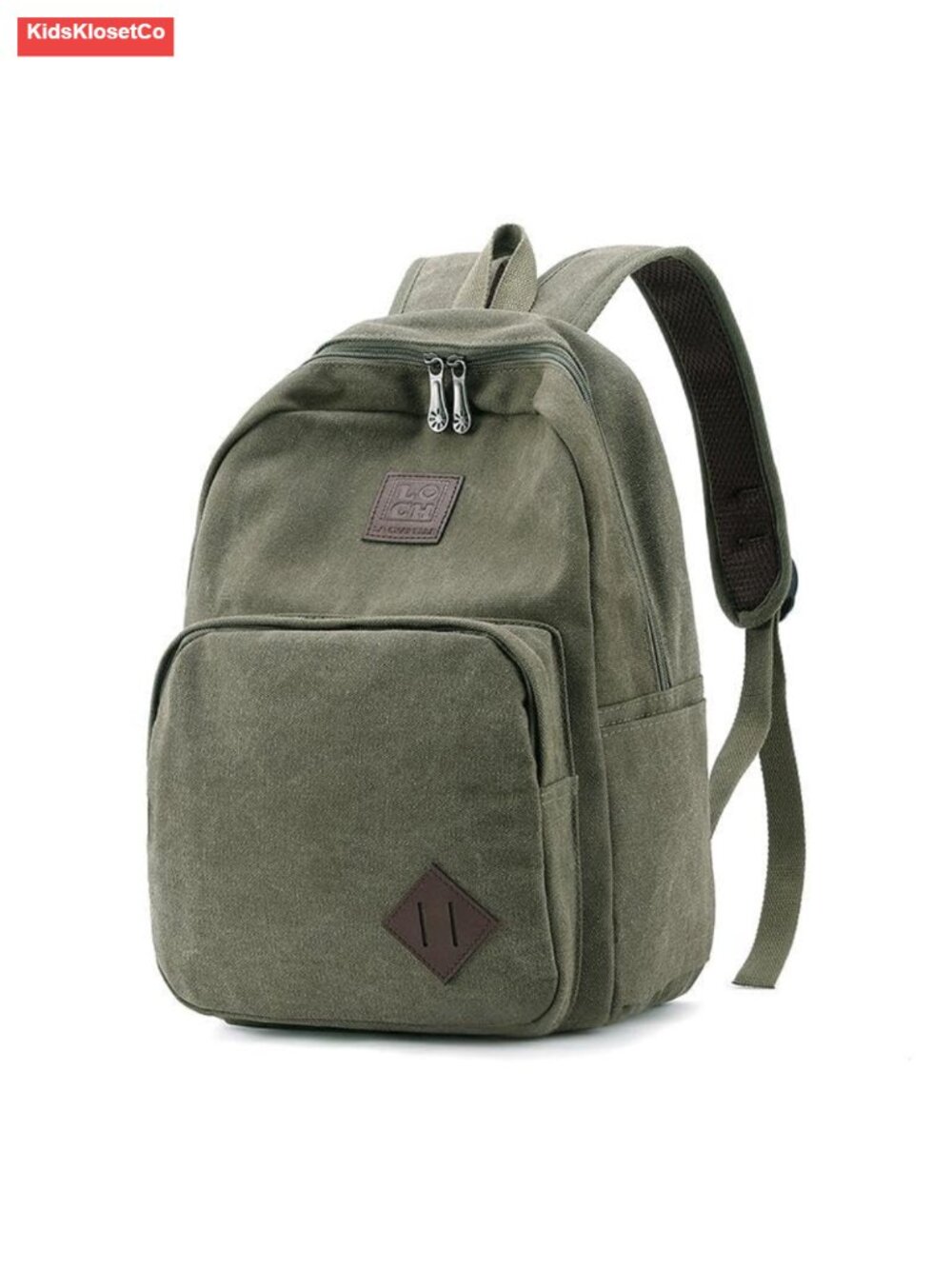 Vintage Style Canvas Backpack Laptop Travel Rucksack Daypack